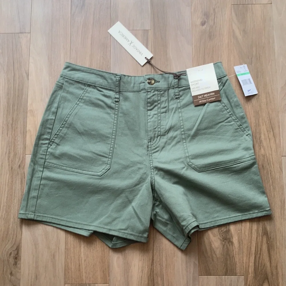 Vintage America weekend short midrise relaxed to thigh 8 / 29 - Picture 12 of 16